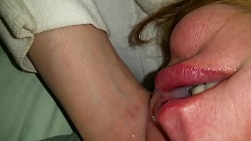 Cum in her s. mouth