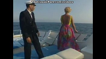 Classic retro scenes on a boat