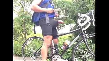 Hung Cut Cock in Bike   Man Hub