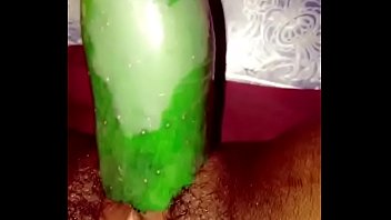 She loves to masturbate with cucumber