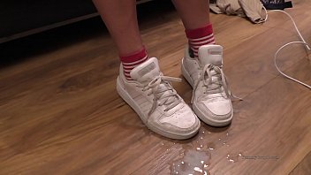 cum on feet and shoes cumpilation cumshot compilation YummyCouple