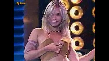 Girl Strips on Tv