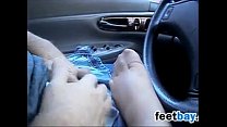 Wife Gets Cum On Her Nylon Covered Feet